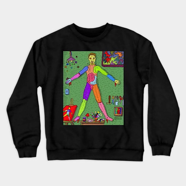 Art Crime Crewneck Sweatshirt by Majenye